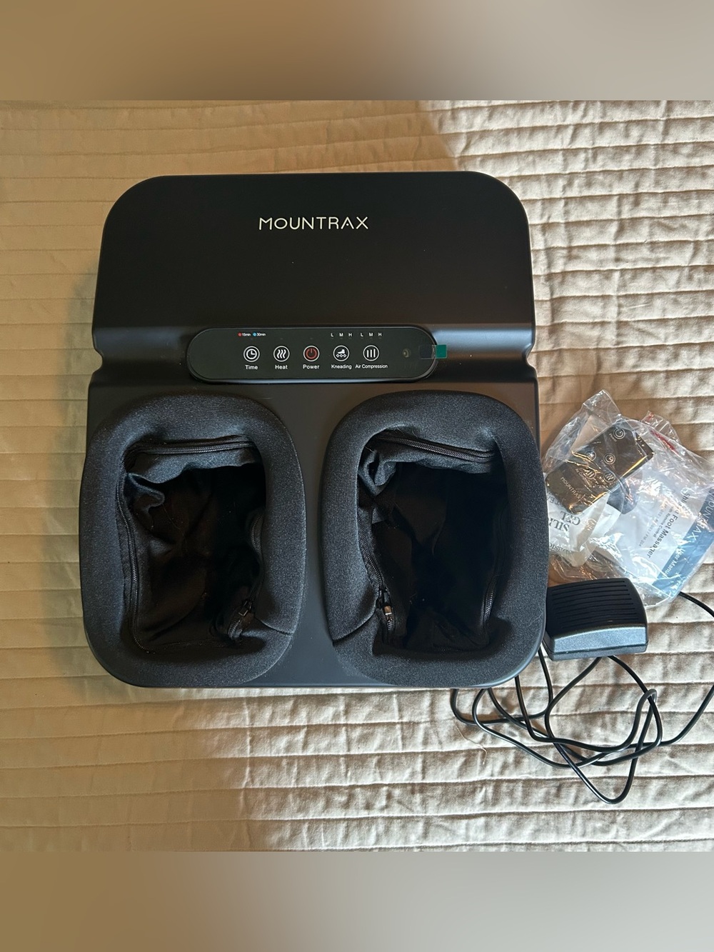 Mountrax Shiatsu Foot Massager with Heat - Black